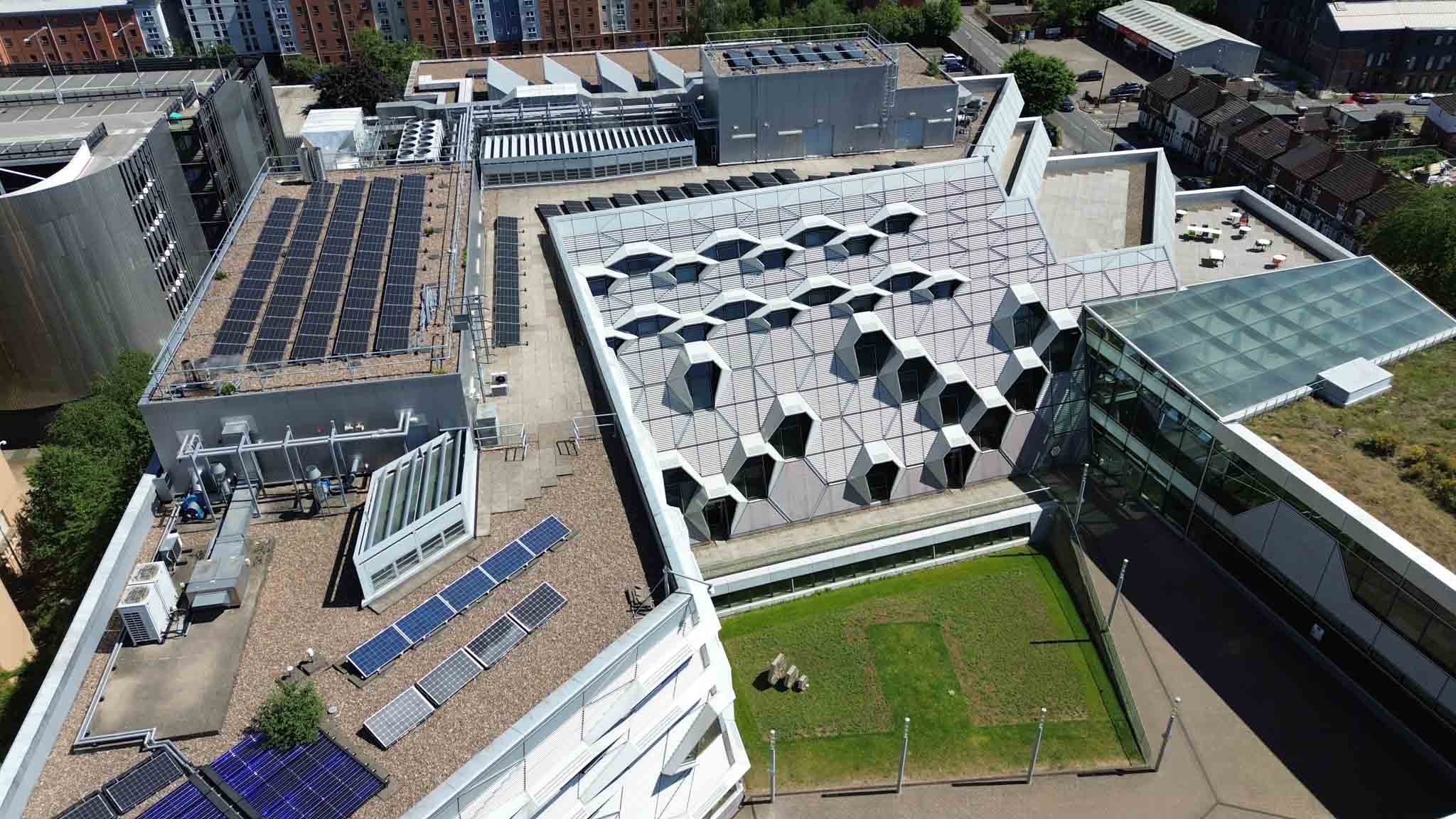 solar installation for coventry university buildings