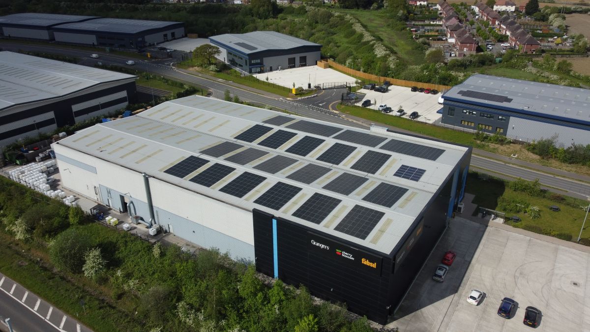Commercial solar installation in Chesterfield