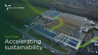 commercial factory solar installation for TMD Friction in Hartlepoole