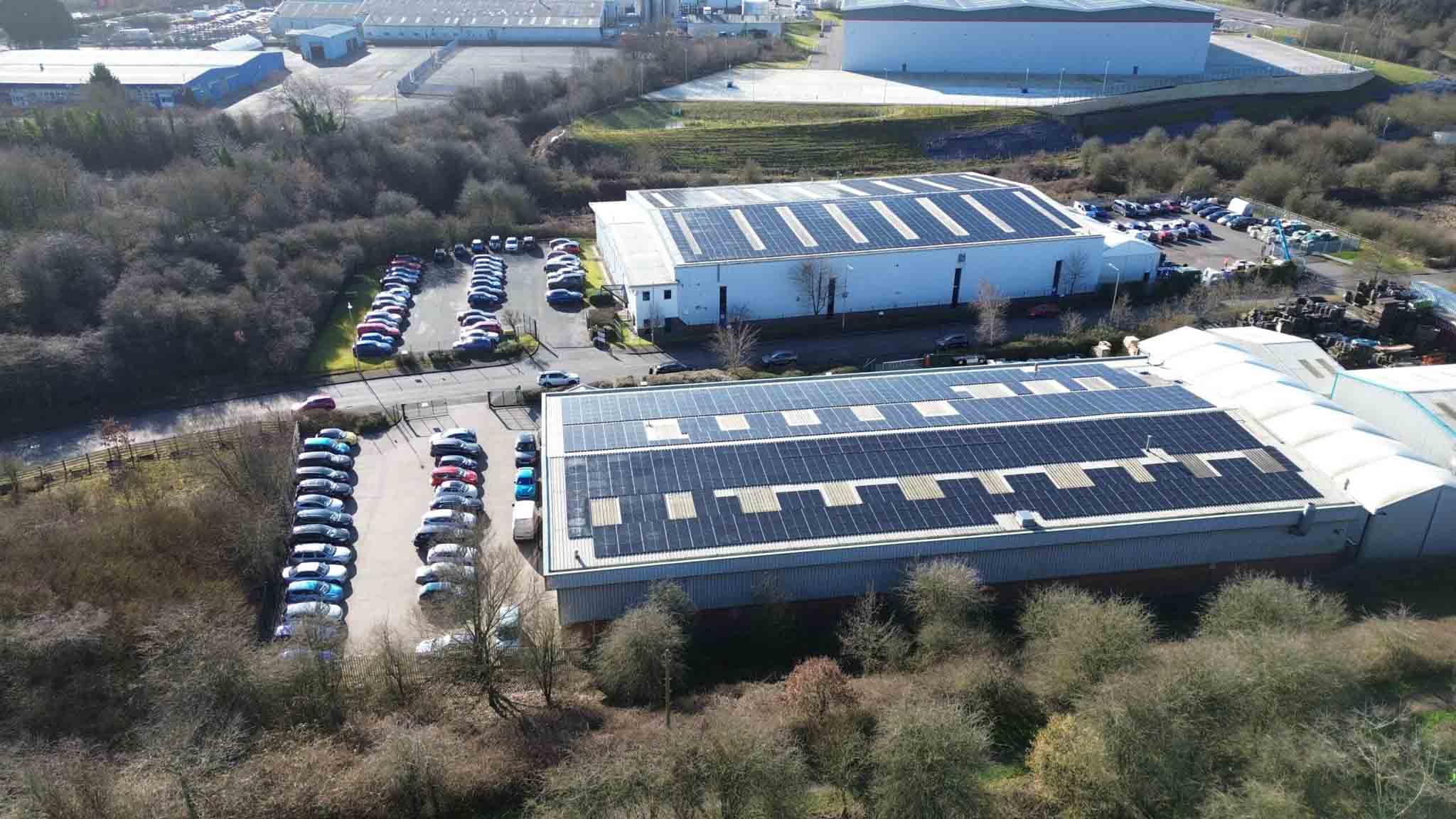 Warehouse Solar Install