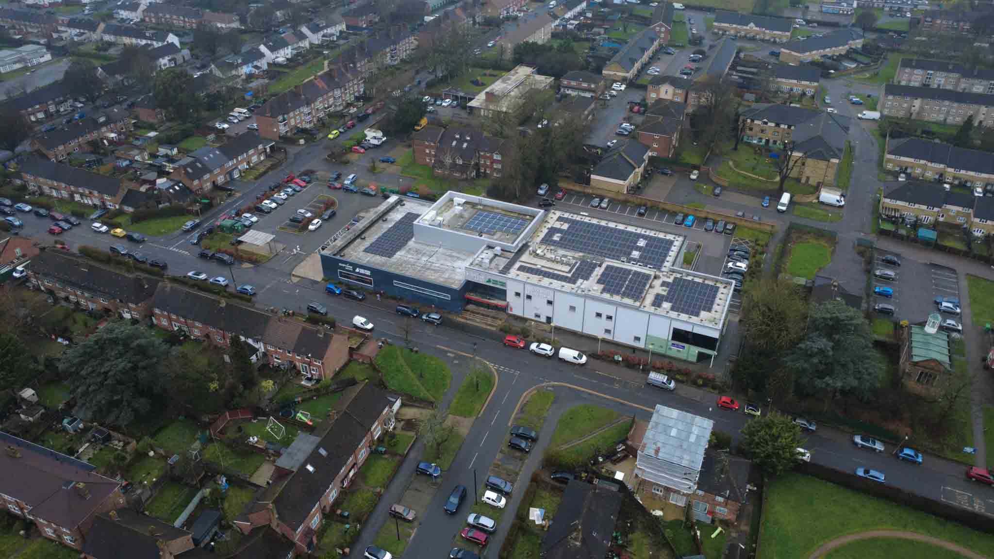 Watford Leisure Centre Solar Installation