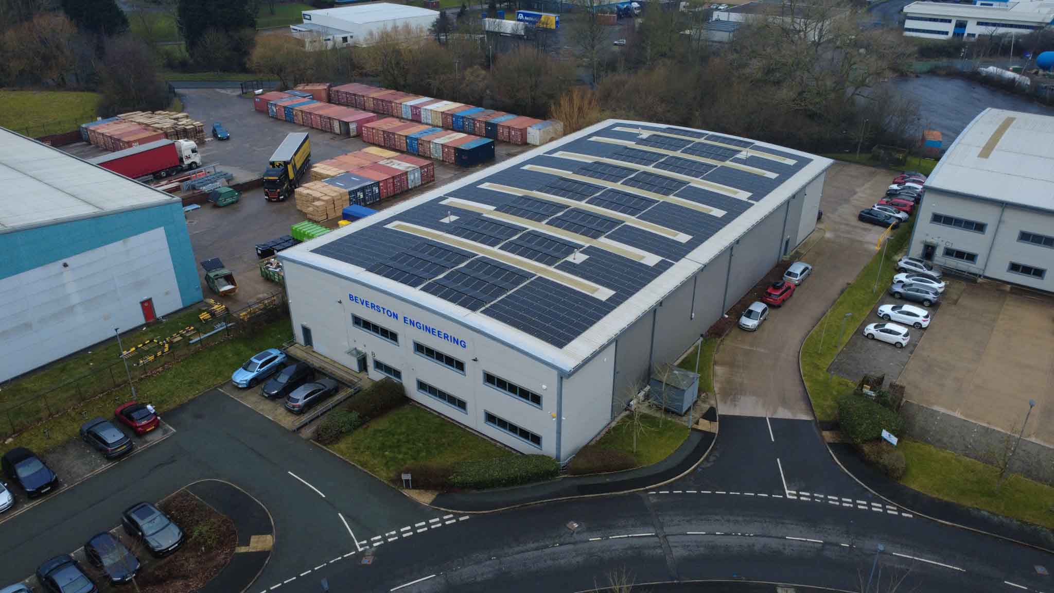 beverston warehouse solar pv
