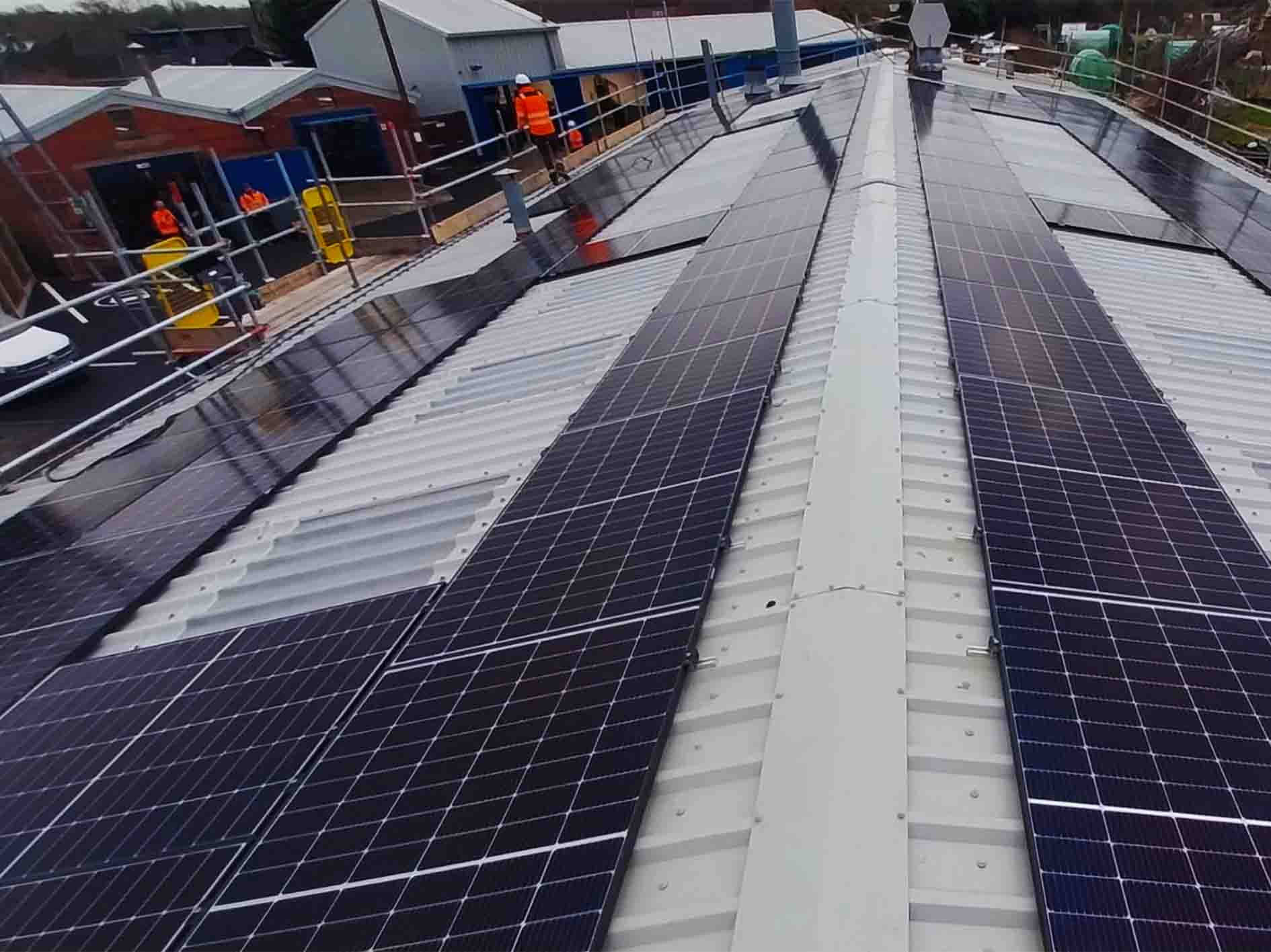 car dealership solar