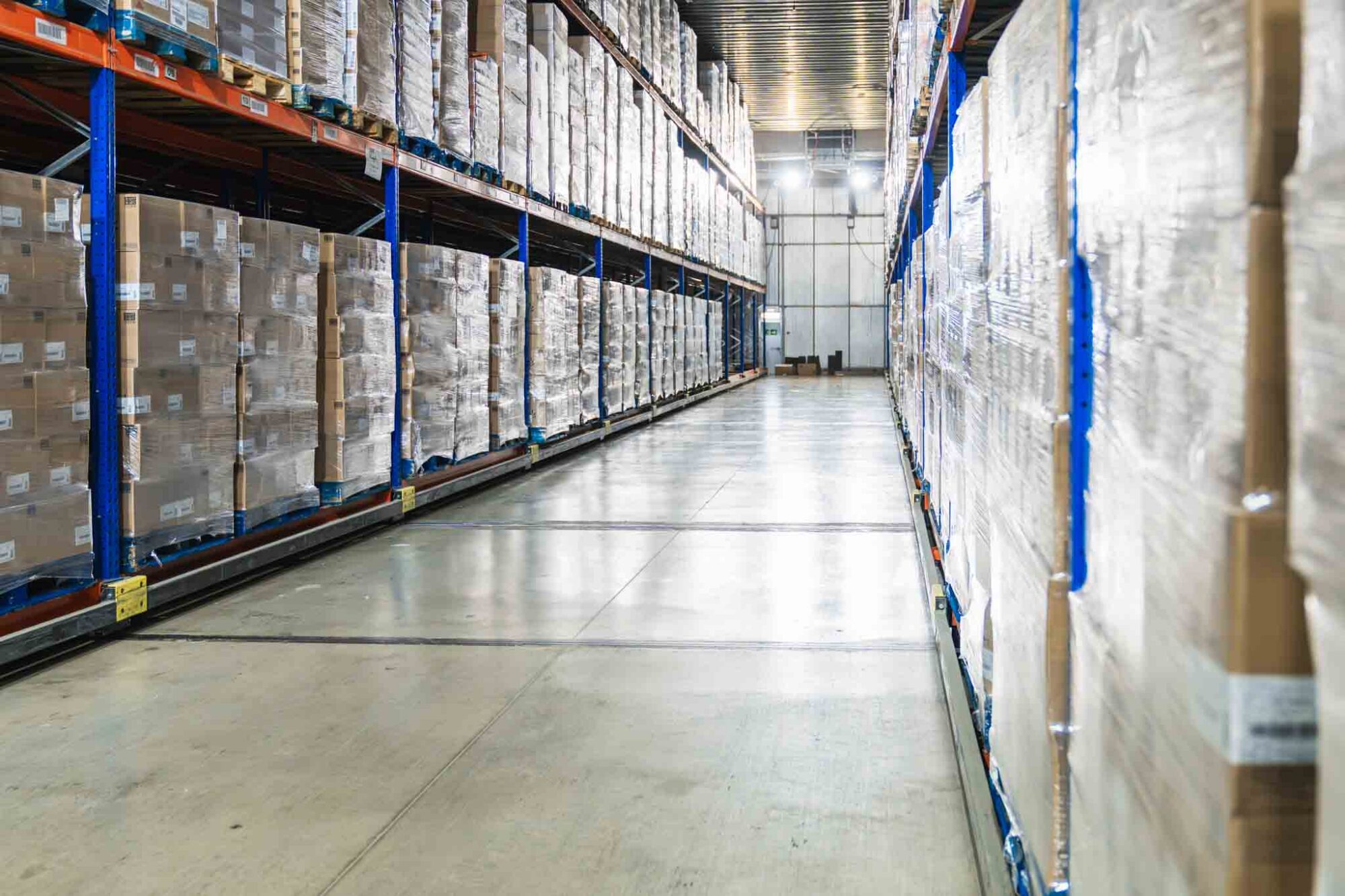 cold storage unit interior