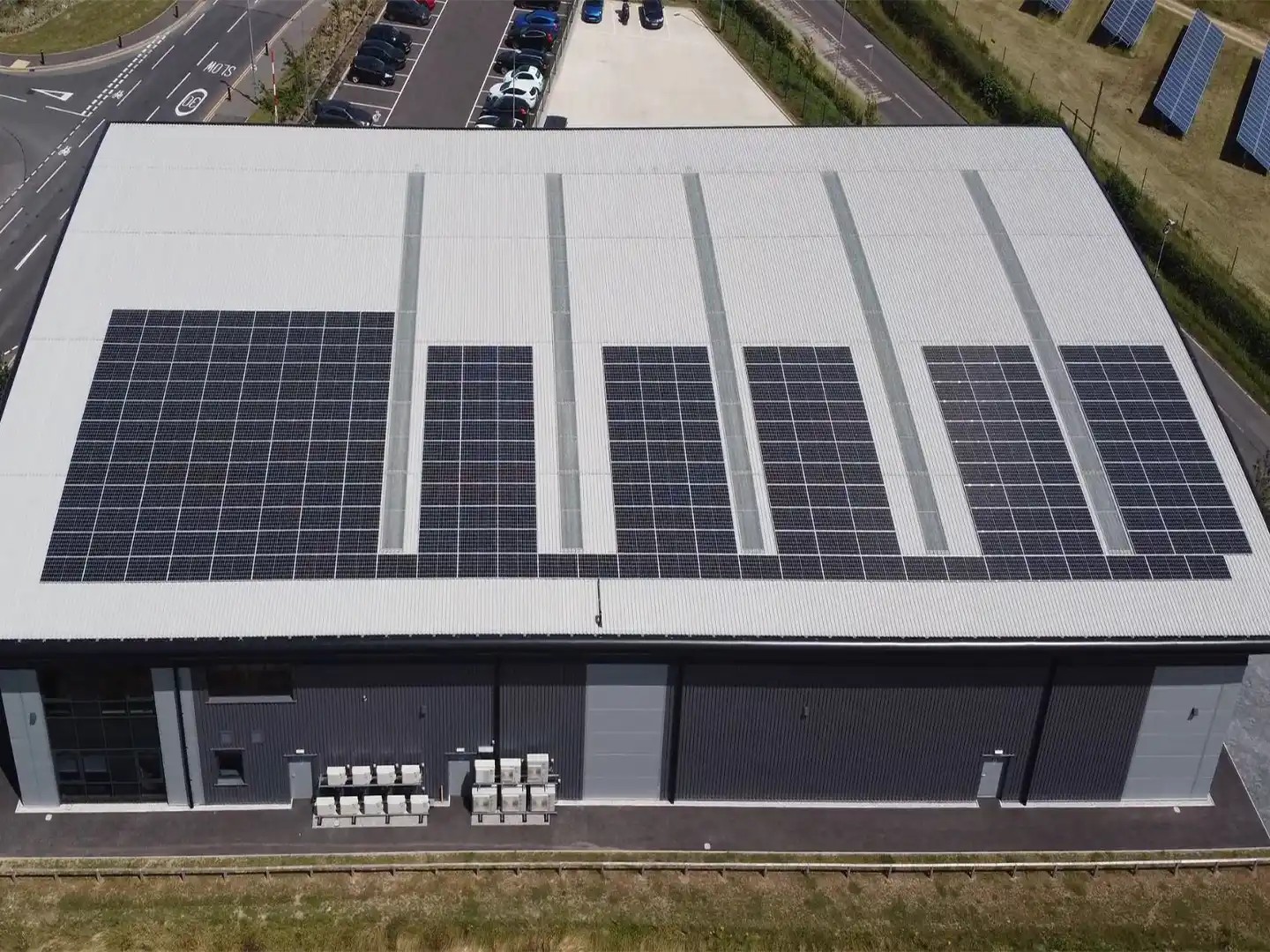 commercial rooftop install for conspare