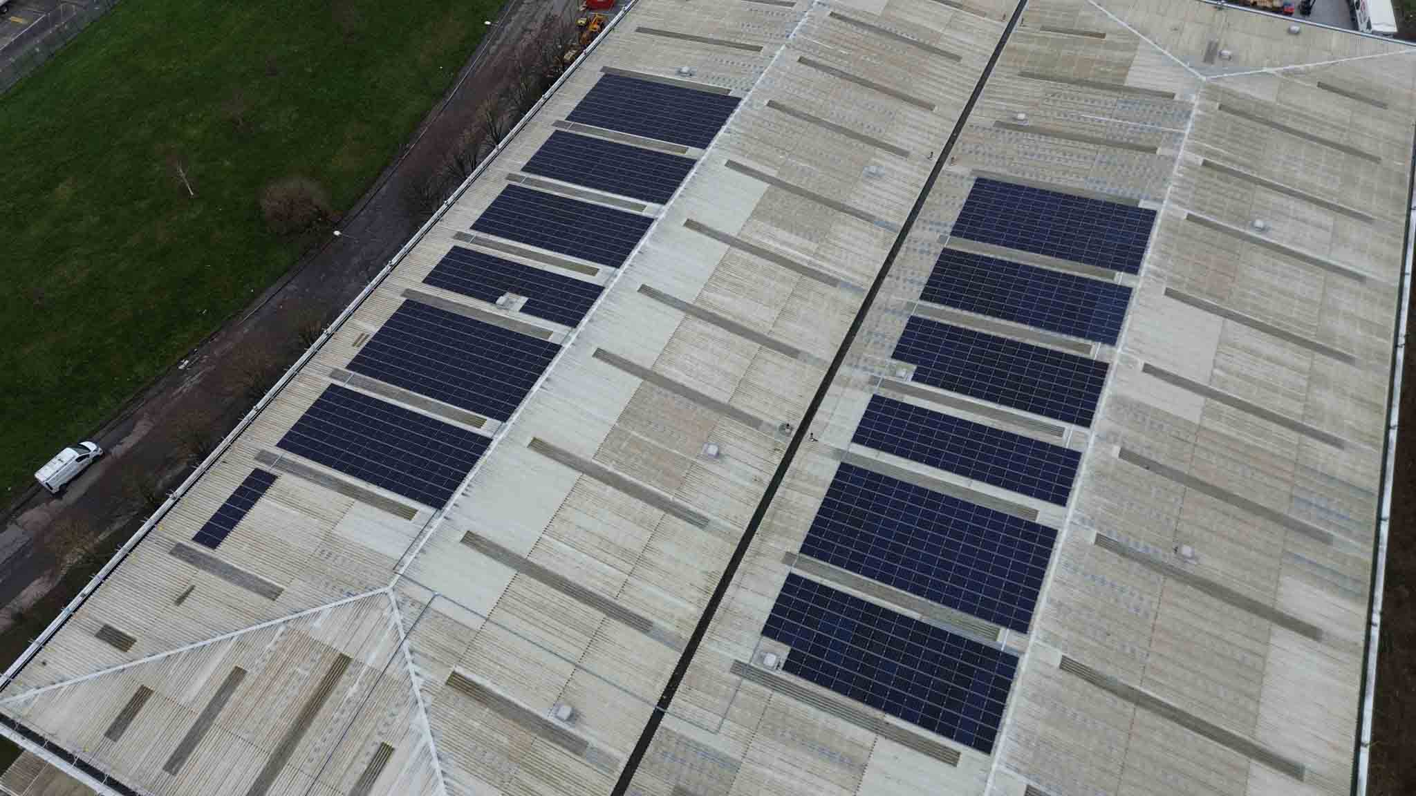 commercial solar install for jk foods