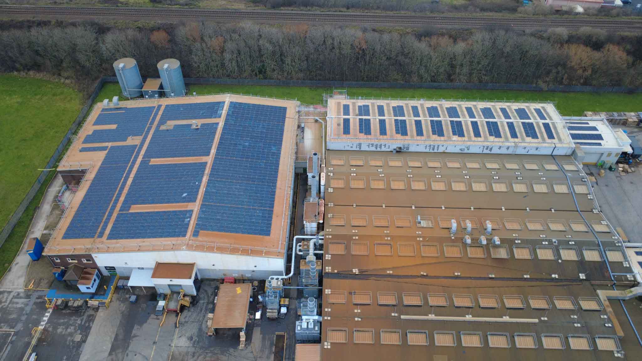 Commercial solar array