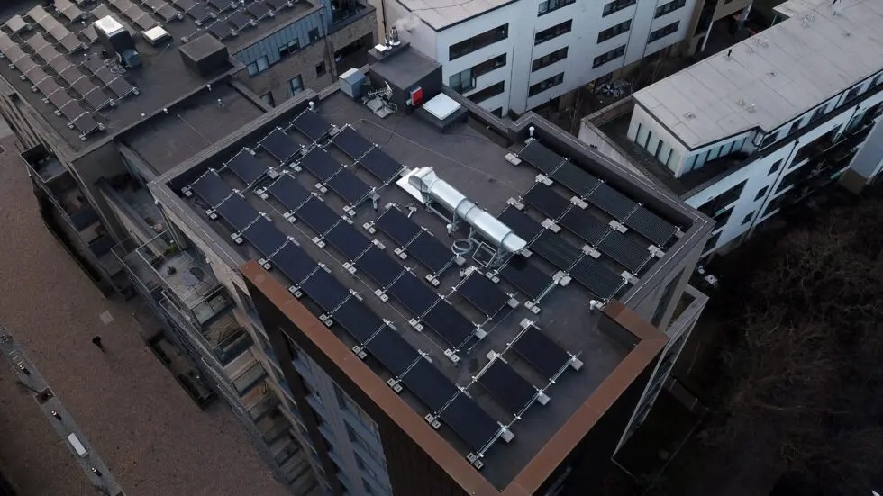 hotel solar panels