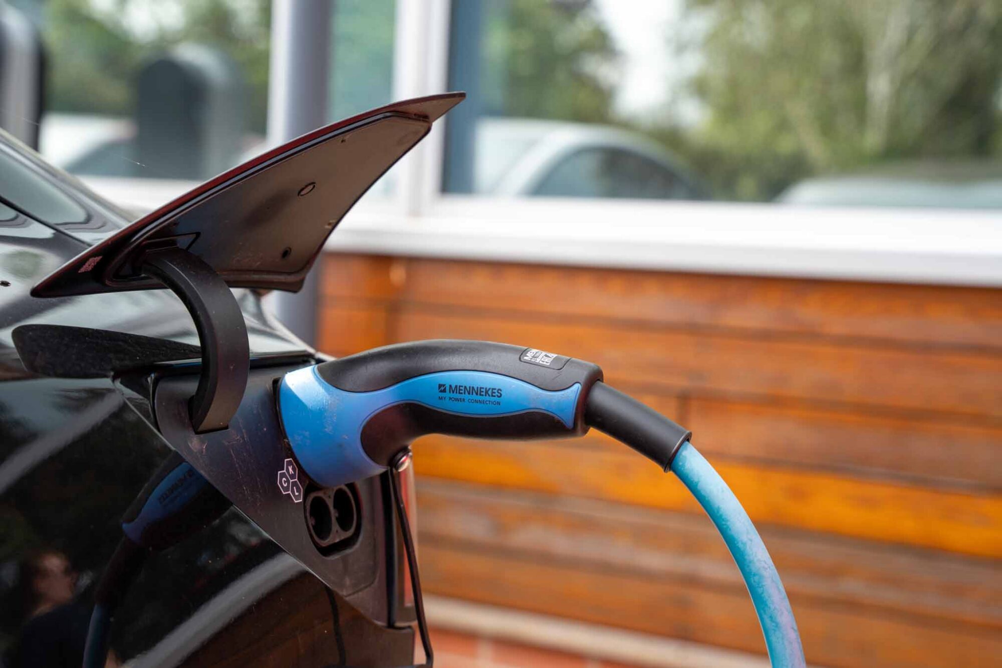 ev car charging at office in nottinghamshire